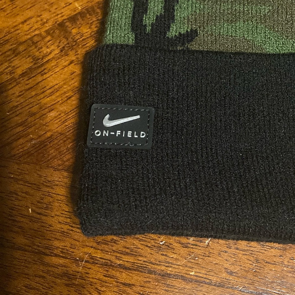 NWT Nike Ohio State Buckeyes 2024 Terra Military Cuff Knit Beanie - Green - Picture 7 of 13